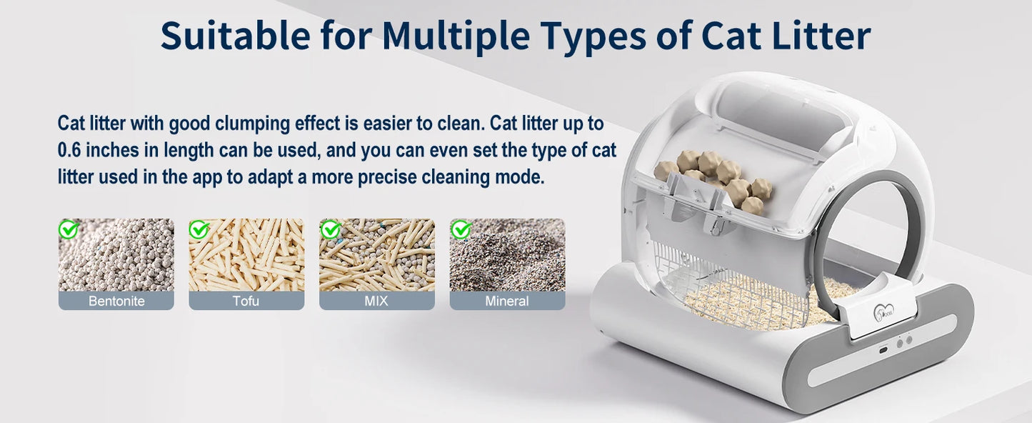 Smart Automatic Cat Litter Box