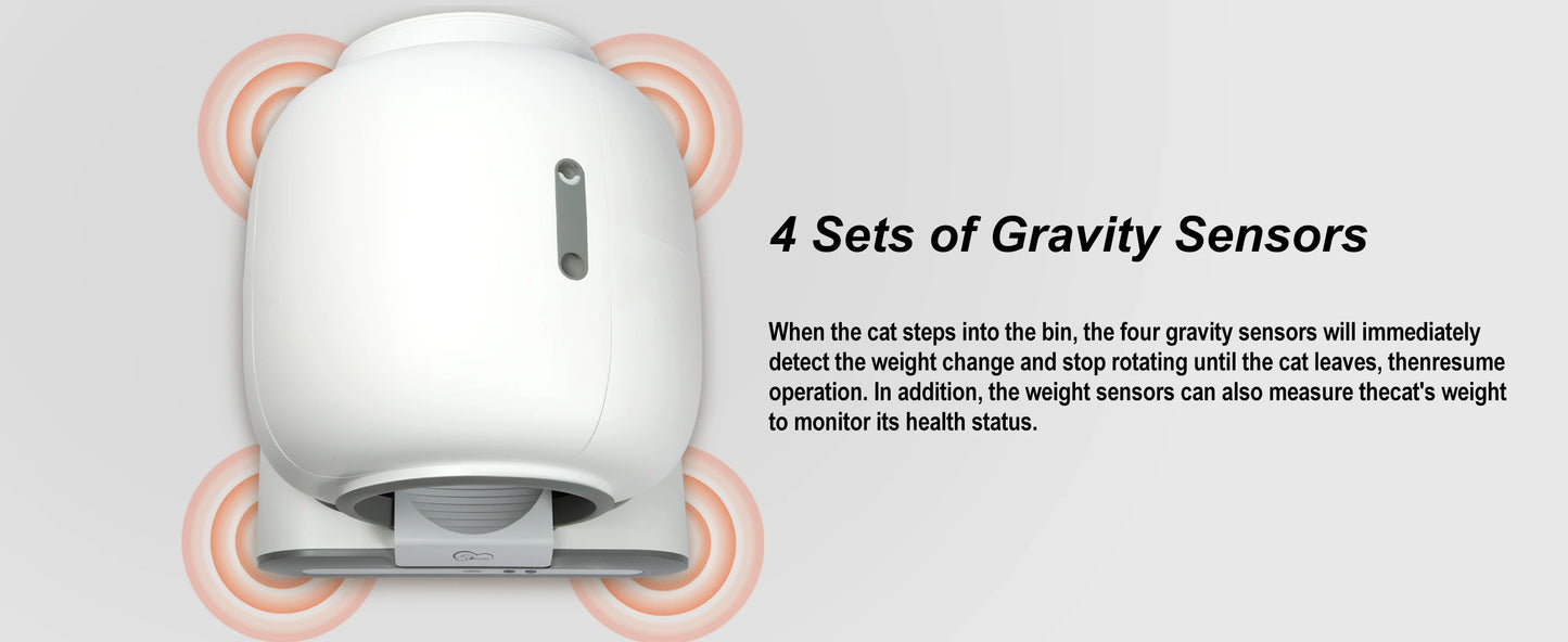 Smart Automatic Cat Litter Box