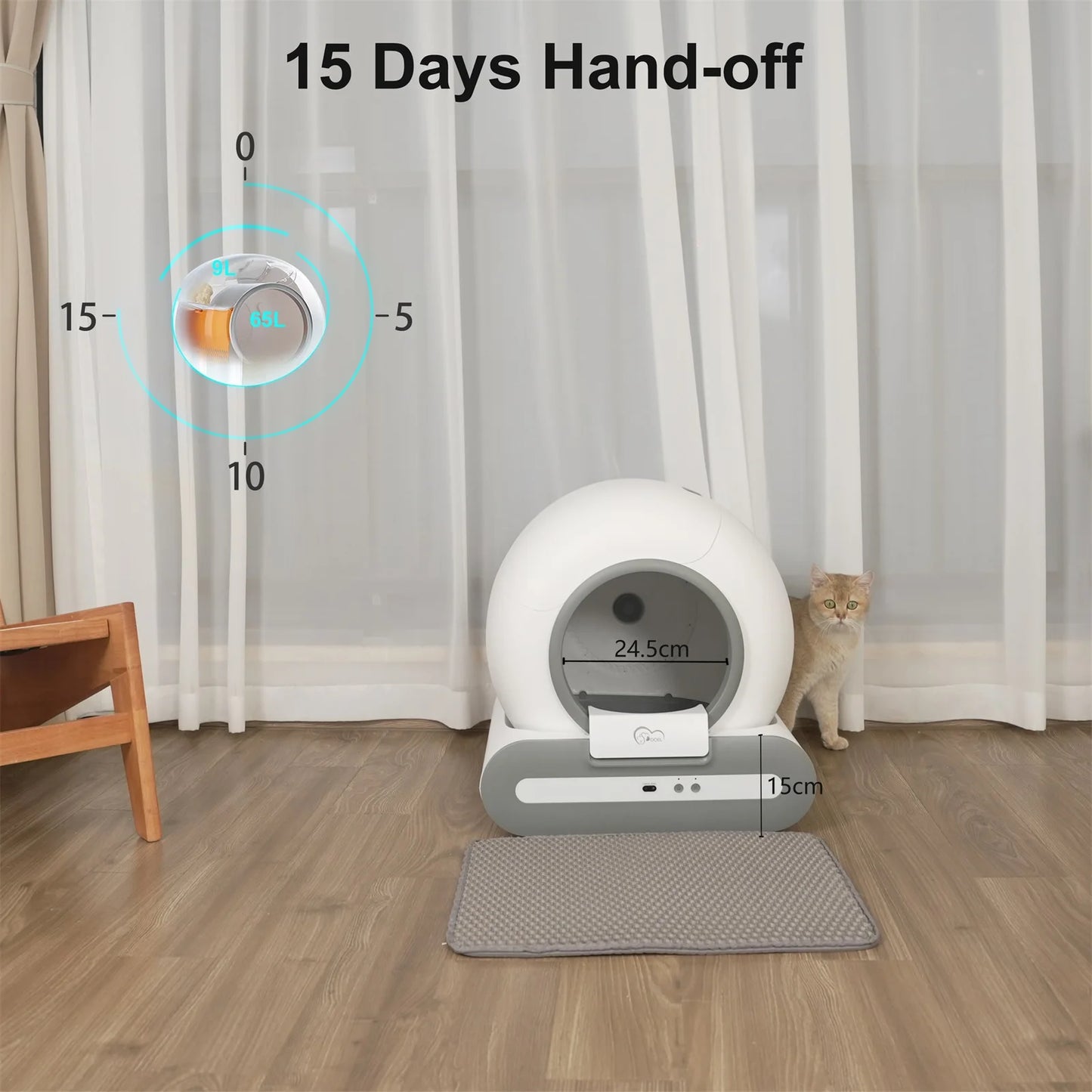 Smart Automatic Cat Litter Box