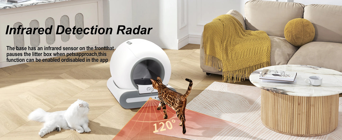 Smart Automatic Cat Litter Box