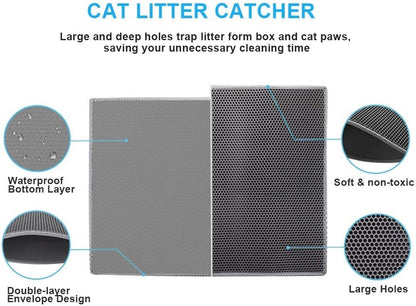 Double Layer Cat Litter Mat