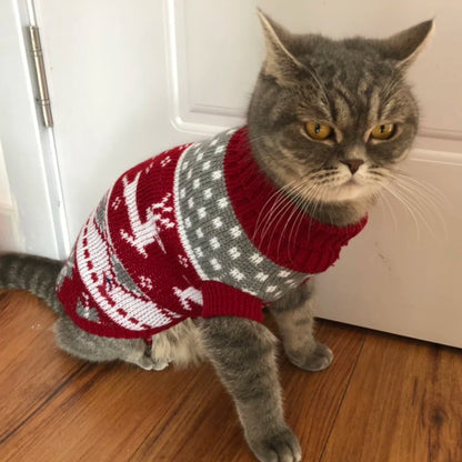 Cozy Winter Cat Sweater
