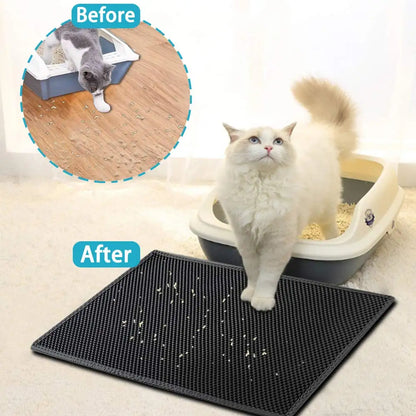 Double Layer Cat Litter Mat