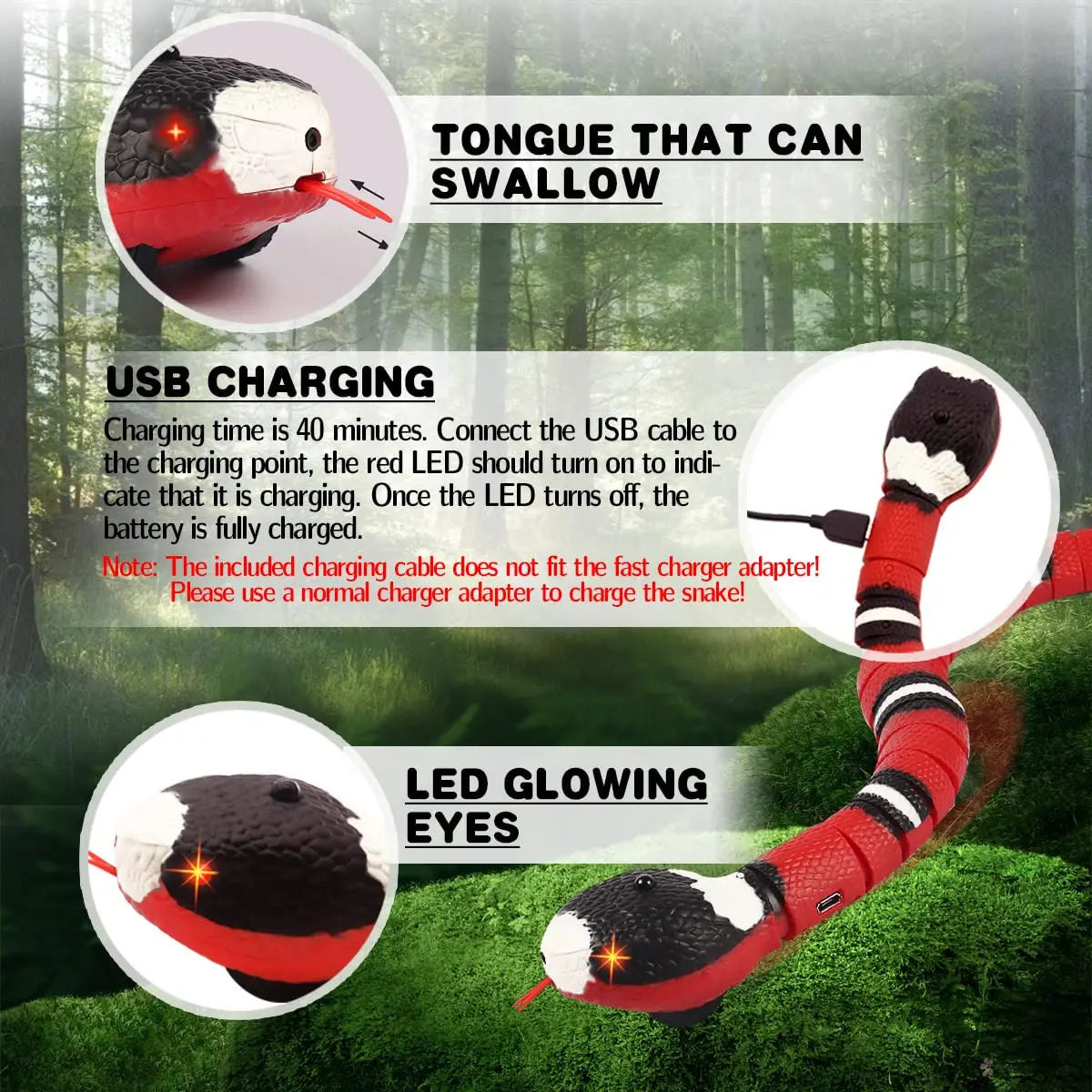 Interactive Snake Toy